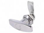 Lock | without cylinder | zinc and aluminium alloy | 18mm | chromium