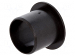 Bearing: sleeve bearing | with flange | &Oslash;out: 18mm | &Oslash;int: 16mm | black