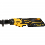 DeWALT cordless ratchet DCF513D1G, 3/8, 18V, screwdriver (yellow/black, XR Li-ion battery 2.0Ah)