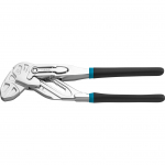 Hazet pliers wrench 762-18 (black/blue, 180mm, quick adjustment tip/step)
