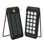 4smarts Solarny TitanPack Flex ārējais akumulators (powerbank) | 10000 mAh | melns, oranžs
