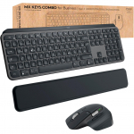 Logitech MX Keys Combo for Business Gen 2 (graphite, DE layout, scissor mechanism, Logi Bolt, Bluetooth, compatible with PC/Mac/iPad/Android)