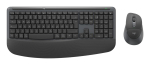 Logitech Signature Comfort Plus Combo MK880 for Business keyboard Mouse included Universal USB + Bluetooth QWERTZ German Graphite