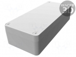 Enclosure: multipurpose | X: 64mm | Y: 150mm | Z: 36mm | 1590Z | aluminium