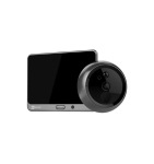 Durvju zvans ar actiņu CS-DP2-R100-6E3WPFBS bezvadu 2K/3MP 4.3inch WiFi sudrabs