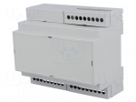 Enclosure: for DIN rail mounting | Y: 90mm | X: 106mm | Z: 53mm | PPO
