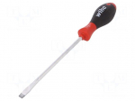 Screwdriver | slot | 8,0x1,2mm | Series: SoftFinish&reg;