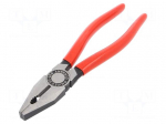Pliers | for gripping and cutting,universal | plastic handle
