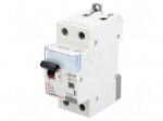 RCBO breaker | Inom: 16A | Ires: 30mA | Max surge current: 250A | 400V