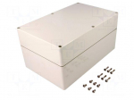 Enclosure: multipurpose | X: 160mm | Y: 250mm | Z: 125mm | EURONORD | ABS