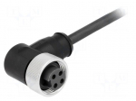 Plug | 7/8" | 10m | female | PIN: 4 | angled 90&deg; | with lead | TPU