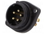 Socket | male | SP21 | PIN: 5 | IP68 | screw terminal | 500V | 1.5mm2 | 30A