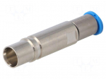 Contact | female | Han Modular Pneumatic | &Oslash;3mm pipe | brass | 10bar