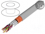 Wire | Li-2Y-CY-PIMF | 10x2x1mm2 | PVC | grey | 250V