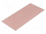 Laminate | aluminium | 1mm | L: 210mm | W: 100mm | Coating: copper