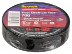 Tape: electrical insulating | W: 19mm | L: 20m | Thk: 0.177mm | black