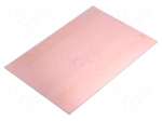 Laminate | FR4 | 1.5mm | L: 233mm | W: 160mm | Coating: copper