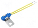 Sensor: thermostat | Output conf: NC | Topen: 110&deg;C | Tclos: 95&deg;C | 2.5A