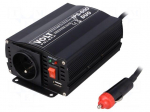 Converter: automotive dc/ac | 300W | Uout: 230VAC | Out: mains 230V