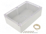 Enclosure: multipurpose | X: 146mm | Y: 222mm | Z: 75mm | Ritec | IP65