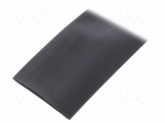 Heat shrink sleeve | thin walled,flexible | 2: 1 | 50.8mm | black