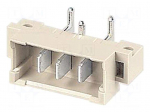 Connector: DIN 41612 | socket | male | PIN: 3 | angled 90&deg; | 15A | THT