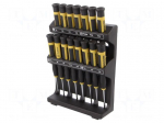 Screwdriver: precision-set | precision | Equipment: stand | 15pcs.