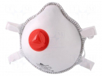 Dust respirator | disposable,with valve | FFP3 NR D | 5pcs.
