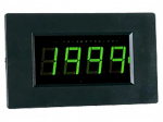 Voltmeter | digital,mounting | 0&divide;199.9mV | on panel | snap fastener