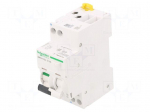 RCBO breaker | Inom: 16A | Ires: 30mA | Max surge current: 250A | IP20