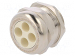 Cable gland | multi-hole | M32 | 1.5 | IP68 | brass | Holes no: 4 | 9mm