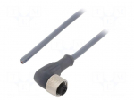 Cable: for sensors/automation | M12 | PIN: 4 | angled | 20m | plug | 2.2A