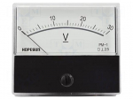 Voltmeter | on panel | 0&divide;30V | Class: 2.5 | 70x60mm