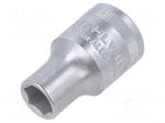 Socket | socket spanner | HEX 10mm | 1/2" | Socket bit length: 38mm