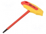 Screwdriver: insulated | hex key | HEX 3mm | Blade length: 100mm