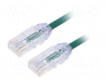 Patch cord | TX6A-28&trade;,U/UTP | Cat: 6a | RJ45 plug,both sides | wire