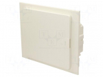 Enclosure: for modular components | IP40 | plaster embedded | golf