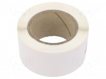 Label | 6mm | 15mm | white | self-adhesive | -40&divide;150&deg;C