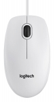 MOUSE USB OPTICAL B100/WHITE OEM 910-003360 LOGITECH