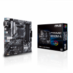 Asus | PRIME B550M-A | Processor family AMD | Processor socket AM4 | DDR4 | Memory slots 4 | Supported hard disk drive interfaces M.2