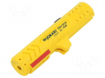 Stripping tool | &Oslash;cable: 6mm | Wire: round | Tool length: 124mm