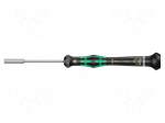 Screwdriver: precision | 6-angles socket | Blade length: 60mm