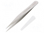 Tweezers | 90mm | for precision works | Blade tip shape: sharp