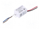 Power supply: switching | LED | 4W | 3&divide;12VDC | 350mA | 90&divide;264VAC | IP65