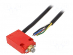 Limit switch | pin plunger &Oslash;8mm | NO + NC | 10A | max.250VAC | cables