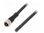 Cable: for sensors/automation | PIN: 8 | M12 female | straight | 5m