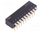 Switch: DIP-SWITCH | Poles number: 10 | OFF-ON | 0.025A/24VDC | Pos: 2