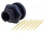 Connector: circular | socket | male | 3A | 125V | PIN: 7 | EN2 | soldering