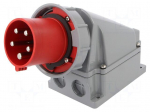 Connector: AC supply 3-phase | socket | male | 63A | 400VAC | IEC 60309