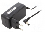 Power supply: switching | mains,plug-in | 12VDC | 2A | 24W | 86.2% | POSC